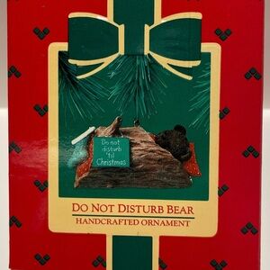 Vintage 1985 Hallmark Keepsake Ornament
Do Not Disturb Bear
QX481-2